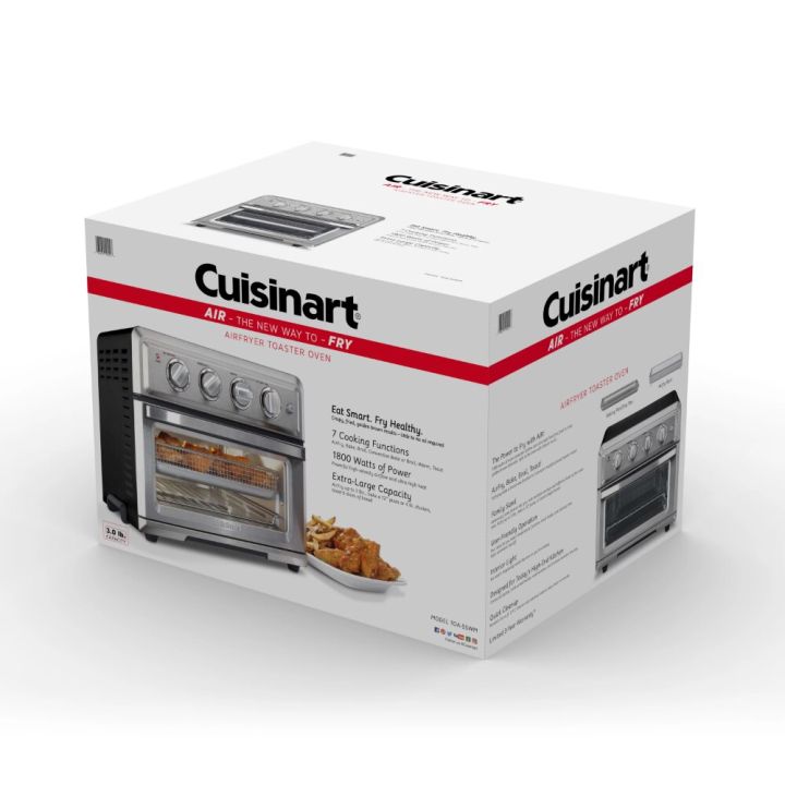 Cuisinart Convection Toaster Oven TOA55WM With Air Fry, Large Capacity