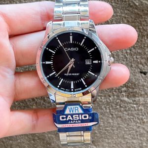 Watchhiend นาฬิกาข้อมือ คาสิโอ้ หน้าปัดขีดขนาด43มม. มีวันที่ สายเลท พร้อมกล่องแถมฟรี ส่งเร็ว