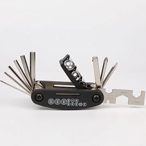 AE Bicycle repair tool set tire repair tool portable multifunctional folding repair tool wrench set