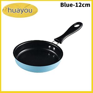 huayou Mini Frying Pan thép không gỉ ngăn chặn Stick cảm ứng nồi tròn ăn sáng nhỏ Fry Egg Pan với dài xử lý Nhà Bếp Tiện Ích