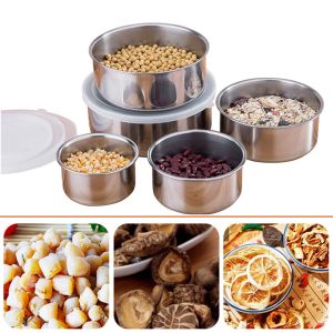 Fresh Food Stainless Steel Storage Box (5 pcs)