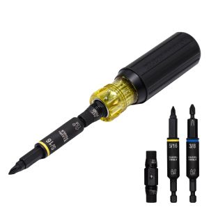 Klein Tools Impact Rated 11-in-1 Multi-Bit Screwdriver & Nut Driver 32500HD