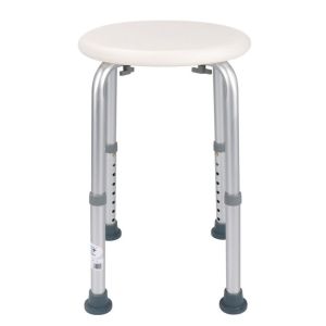 ZENGD Durable Simple Installation Strong Bearing Capacity Non-slip Kids Aid Seat Adjustable Eco-friendly Home Furniture Anti-corrosion Shower Stool Bathroom Stool Shower Chair Toilet Chair