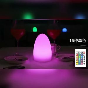 SXH  Cafe Bar Table Lamp Restaurant Creative Atmosphere Lamp Decorative Table Lamp Outdoor Camping Script Sand Night Light Remote Control