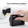 KIWIFOTOS KE Series Long Viewfinder Eyecup Eye Cup Eyepiece for Sony A6700 Camera Compatible with Sony FDA-EP20 Eyecup, High-quality ABS Plastic and Soft Silicone Material. 