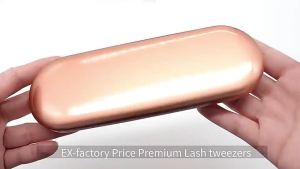 กล่องเก็บทวิตเซอร์ 4 ช่องกล่องเก็บแหนบต่อขนตา กล่องใส่ทวิตเซอร์สเตนเลส ที่ใส่แหนบ สำหรับช่างต่อขนตา หลากสีส่งไวในไทย