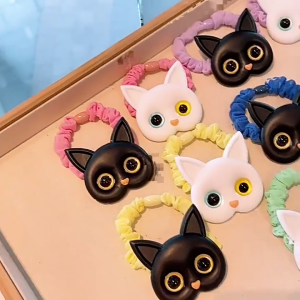 Phim Hoạt Hình Cho Mèo Nhỏ Ruột Vòng Vải Cho Mèo Scrunchies cột tóc Tóc Scrunchy Phụ Kiện Tất Cả Các Trận Đấu Cho Đường Phố S