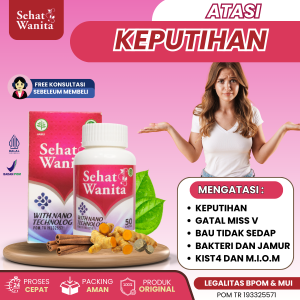Obat Keputihan Obat Keputihan Abnormal Obat Gatal Dan Bau Tak Sedap Obat Keputihan Becek Obat Kist4 M.I.O.M Obat Bakteri Dan Jamur Di M1ss V Obat Keputihan Coklat - Sehat Wanita Herbal Alami 100%Original Dan HALAL MUI