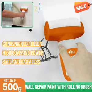 Household Wall Repair Paint with Rolling Brush white waterbased latex paint roller paint odorfree repair paint High covering power