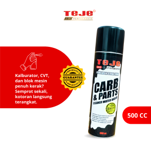TEJE Carb & Parts Cleaner Pembersih Berbasis Air untuk Karburator CVT dan Parts Mesin 500 cc