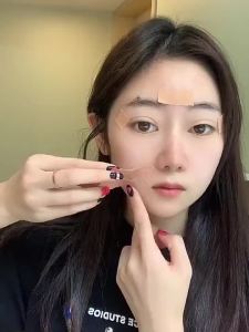 法令纹专用提拉脸部皱纹鱼尾纹抬头纹胶带隐形瘦脸肌肉贴Dedicated for Law Lines Lifting Face Wrinkles Crows Tail Lines Tape Invisible Face-lifting Muscle。。。