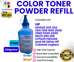 Color HP Toner Powder For Use and Compatible with Color Copier and Printer