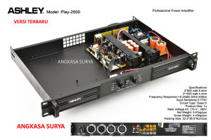 Power Ashley PLAY 2500 ORIGINAL /Amplifier Ampli Ashley PLAY2500 Class D 2 Channel