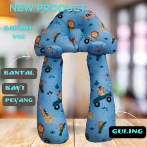1SET BANTAL PELUK BAYI KARAKTER  ANGTI KAGET ANTI PEYANG
