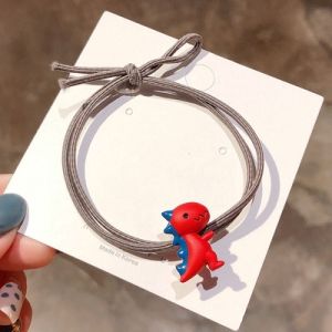 Pharaoh🎀COD Ikat Rambut Wanita Dinosaurus Korea Tali Karet Elastis yang Lucu Gadis Pony Tail Fixer