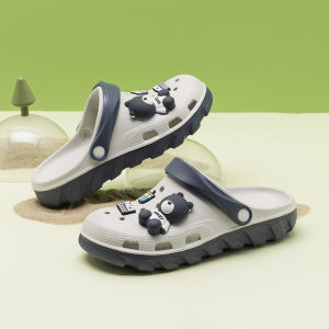 Summer Outdoor Clogs For Women Non-Slip Beach-Friendly Thick-Soled Closed-Toe Fashionable And Versatile
