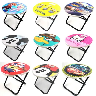 RDGT Foldable Kids Chair Baby Cartoons Character Design Chair For Kids
