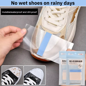 Transparent Dirt-Proof Shoe Stickers Waterproof Patch Shoe Head Stain Removal Film Invisible Rainy Days Shoe Protector
