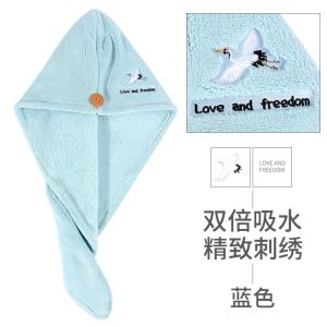 iDeal Home Dry Hair Cap Hat Towel 26X66 High Water-Absorbent High Density Bath Salon Home Dry Hair Cap Soft Towel Tuala mandi