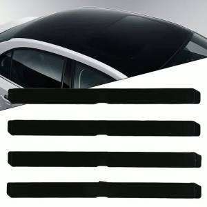 OnlyF U 4 Pieces Car Front Rear Cover Roof Carrier 5187877 Black Plastic For Opel Astra H 5187878 Auto Exterior Parts Roof Racks Boxes P7Q2M