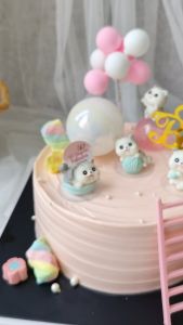 Mini Kitty Cat Cake Topper Hiasan Kek Kucing Comel 可爱小猫蛋糕装饰摆件 迷你猫咪公仔 生日蛋糕插件