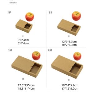 1 Hộp quà giấy kraft dạng nắp kéo kiểu bao diêm đồ đa năng chất lượng đựng quà sinh nhật tốt nghiệp-NIEVE