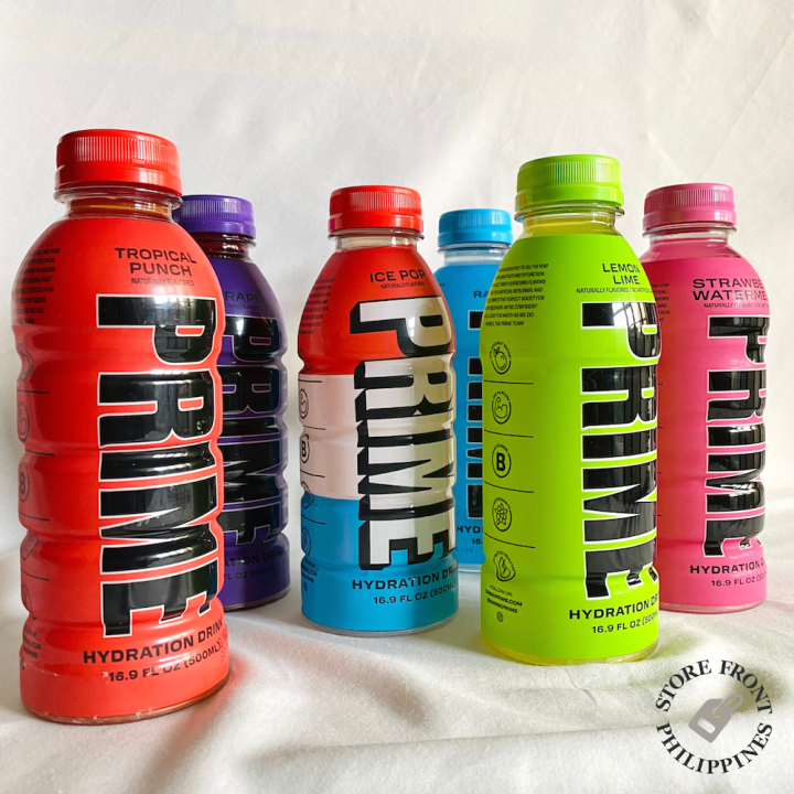 Prime Hydration Sports Drink and Electrolyte Beverage by KSI and Logan ...