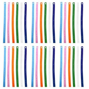 30pcs Elastic Fabric Fasteners Machine Washable Storage Bands For Bed Sheets Quilts Socks Closet Organization System