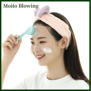 Moito Silicone Facial Cleanser Brush Soft Face Massage Washing Brush Blackhead Remover