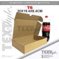 Textstyle T4 T5 T6 T-Mailer Box Corrugated Mailer Brown Kraft Box Packaging Shipping box Gift Box  - Set of 10. 