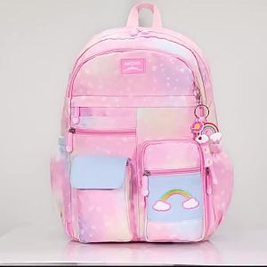 AE Lightweight backpack for boys and girls in first grade cute backpack for girls childrens school bag for primary school students