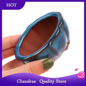 [Chandrae] กระถางปลูกต้นไม้บอนไซสำหรับตกแต่งบ้านงานประดิษฐ์ทำจากเซรามิกสไตล์จีน