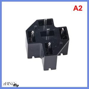 [zBING] Automotive Car Auto 40A 4 5 Pin SPDT Relay Socket Connector Adaptor PCB Board Mount Base Holder with 6.3mm Terminals