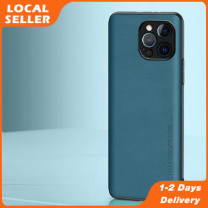 【SG Ready Stock】NovaSG Leather Like iPhone Case for iPhone 12 / 12 Pro / 12 Pro Max Soft TPU Back and Shockproof Edge Slim Design