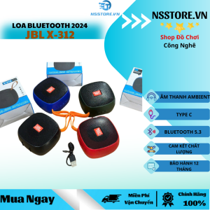 Loa bluetooth mini X-312 Loa Bluetooth Thiết Kế Nhỏ Gọn Tiện Dụng Loa X-312 Bluetooth Di Động