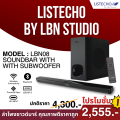 ลำโพงขยายเสียงtvลำโพงบลูทูธลำโพง soundbar, listecho จัดส่งฟรี. 