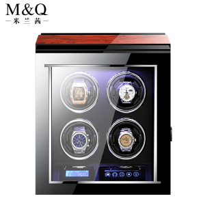 MELANCY  new 92 smart watch winder 2/4/6/12/24 watch slot automatic rotating watch winder + access control function + Mabuchi movement+watch box MQ-92 model