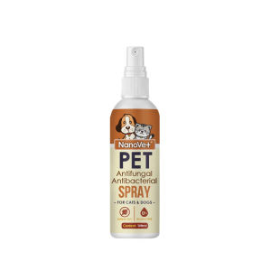 Nanovet® Pet Nanosilver Antifungal and Antibacterial Spray for Cat and Dog