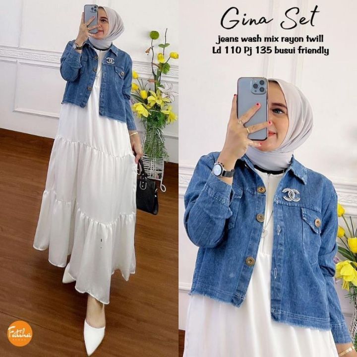 Dress dan sale jaket jeans