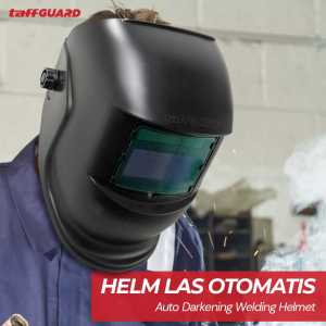 RAJA TaffGUARD Helm topeng Las Otomatis Auto Darkening Welding Helmet Terminator tukang las - HW-013