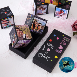 Ready Stock Explosion box and photo printing popup surprise for Birthday Valentine Anniversary Christmas DIY photo album
