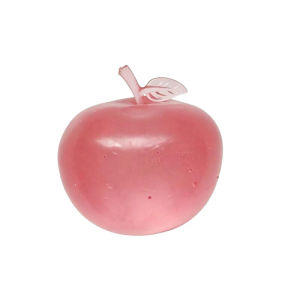 2PCS Green Fruit Squeeze Toy Stress Relief Ball Squishy Maltose Sensory Fidget Toy Translucent Slow Rebound Cute Delicate Desk Decor For Adults Kids Anxiety Relief