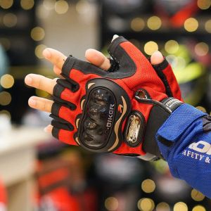 Găng tay xe máy gù nhựa Pro Biker cụt ngón