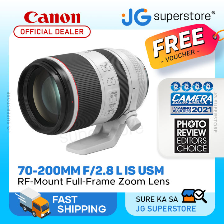 Canon RF 70-200mm L IS USM Zoom Lens with Full Frame Sensor