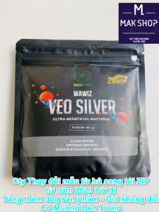 1 Túi Men Vi Sinh Wawiz - VEO Silver 180g Dùng Ít Lại Hiệu Quả Cao Chất Lượng Nước Luôn Đẹp Bền Tạo Môi Trường Lý Tưởng Cho Cá Cảnh