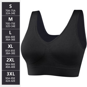 Sport Bra Double Layer Vest Bra dengan Bantalan Dada Latihan Yoga Tanpa Cincin Baja Pakaian Dalam Wanita Bra 811