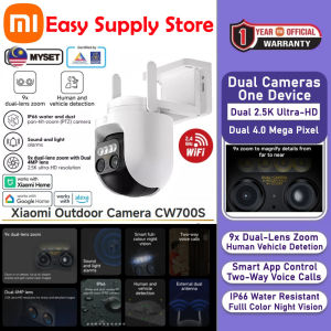 Xiaomi CCTV Outdoor Camera CW700S EU 9x Dual Lens Zoom 360° Monitoring IP66 Waterproof Humanoid Vehicle Detection