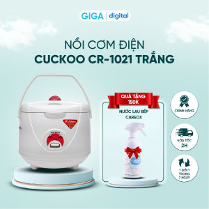 [SIÊU GIẢM GIÁ] Nồi cơm điện Cuckoo CR-1021 - Dung tích 1 lít 8 - Chống dính - Công suất 650W - Duy nhất tại Giga bảo hành 24 tháng