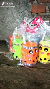 Souvenir Ulang Tahun Celengan Boba & Kado Hadiah Anak