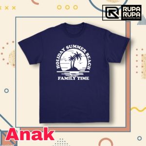 Kaos Couple Keluarga Family Time Baju Liburan Keluarga